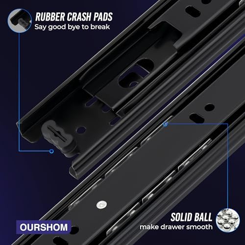 14 inch drawer slides 10 pairs (20pcs) side, package contents