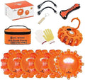 LED Road Flares 6Pack Roadside Emergency car kit Emergency Road Flares Kit by DK-WINER