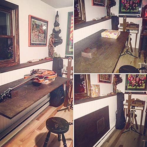 clt 18" black folding shelf brackets max. load shown in use