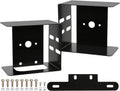 LINKITOM Square Trailer Tail Light Mounting Box & License Plate Bracket, Heavy Duty Steel Guard Cover for Trailers Under 80" Boat Truck Marine Camper RV