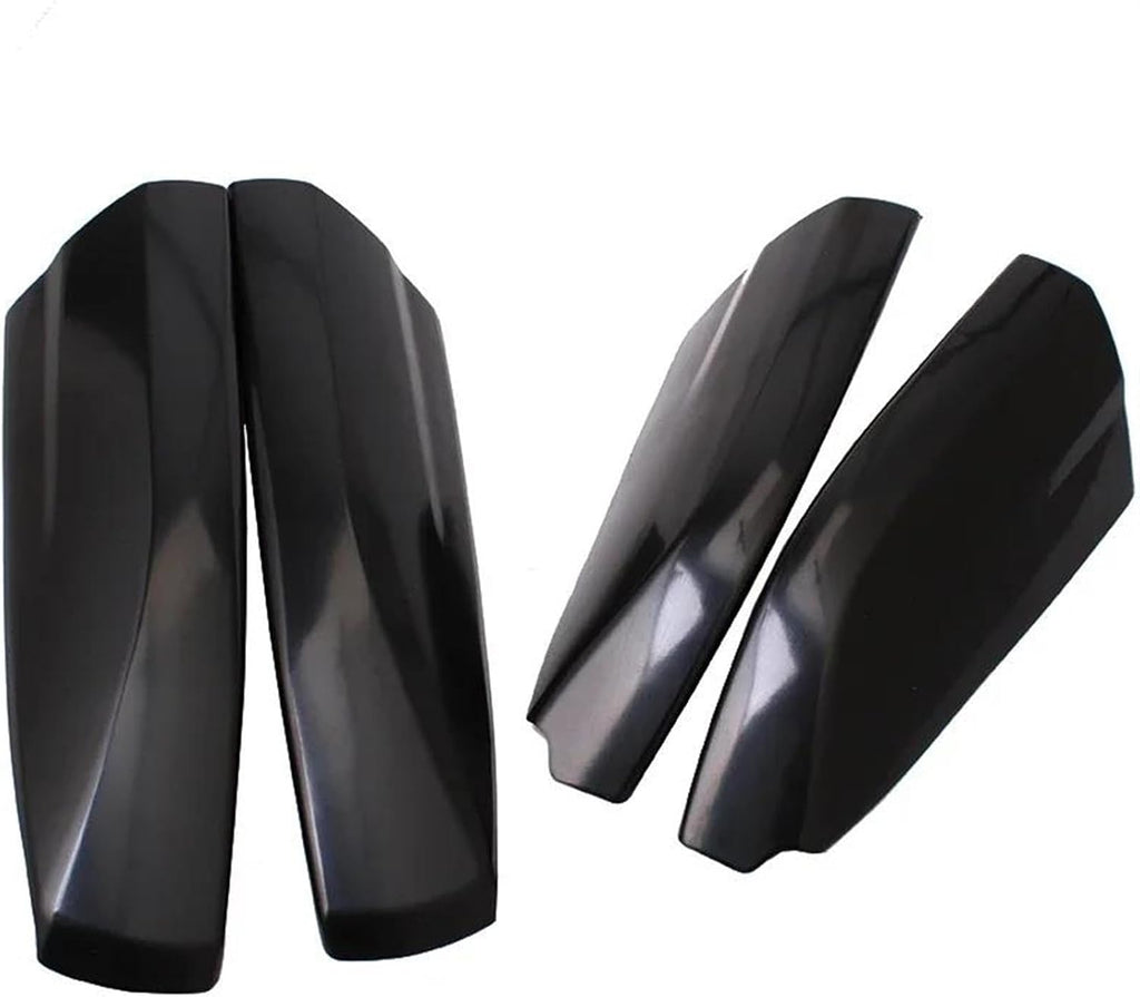 Rooftop Cargo Carrier Black ABS Roof Rack Bar Rail End Protection Cover Shell 4PCS for Toyota for Highlander for XU40 2008-2012 2013 Roof Racks Boxes
