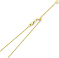 14k real yellow or white gold solid 0.8mm, main product view