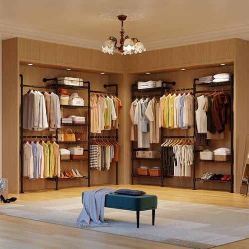 onbrill h3 expandable wall mounted closet system, heavy, close-up detail