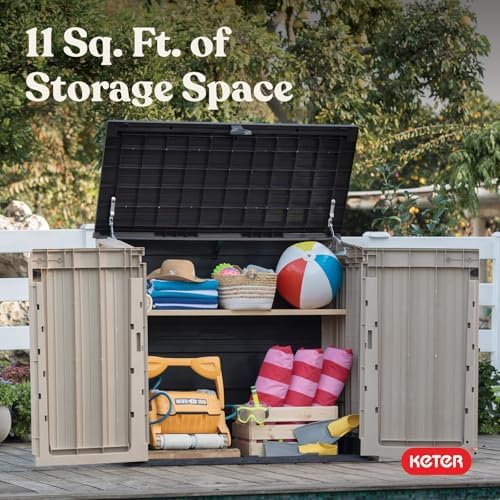 keter store-it-out midi outdoor resin storage shed –, view 15