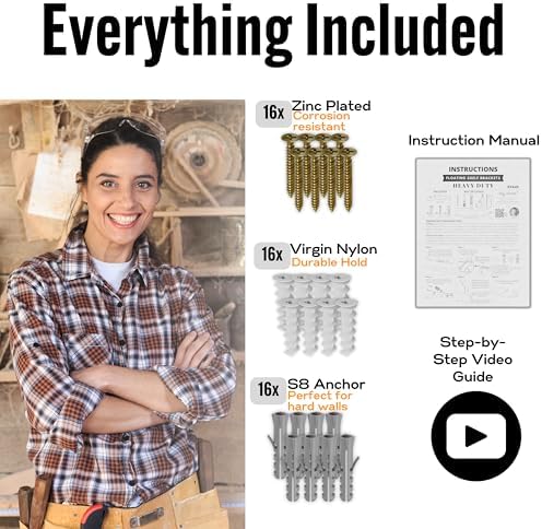 evald heavy duty floating shelf brackets 8 inch showing dimensions