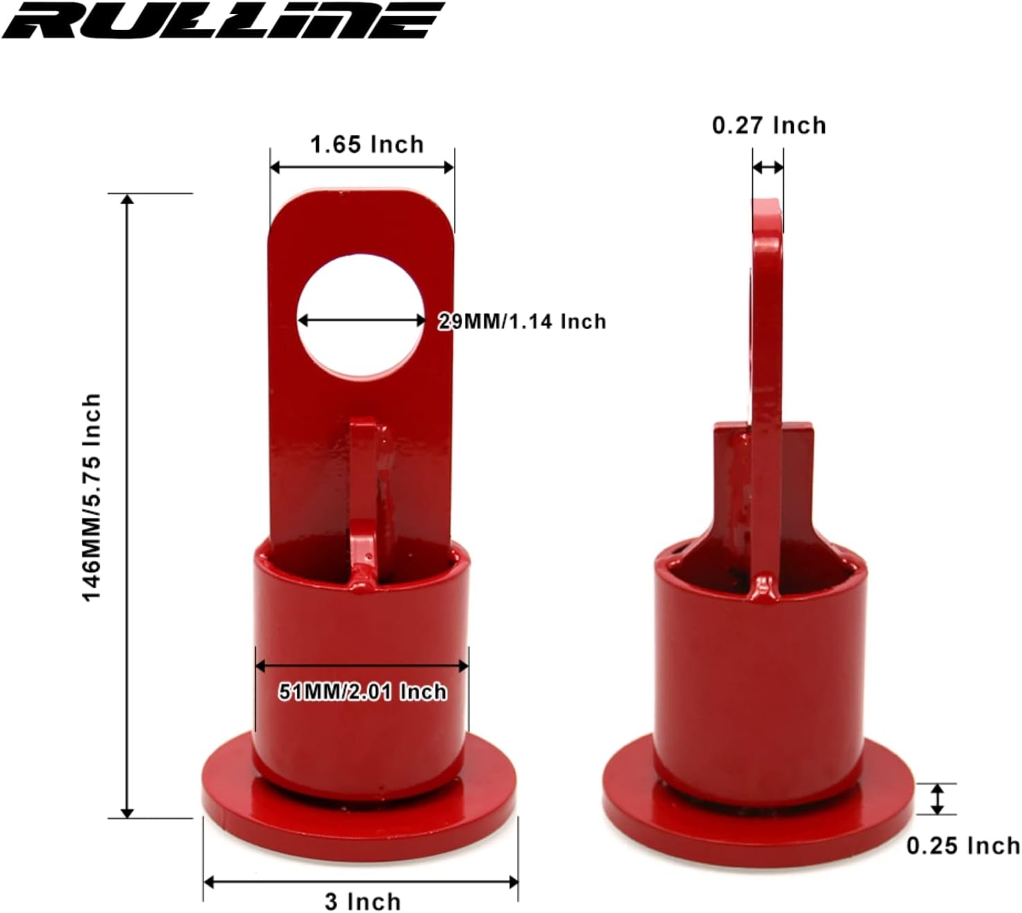 RULLINE 5th Wheel Lifting Hook Wheel Hitch Trailer 5th Wheel Lifting Bracket Replace #6100
