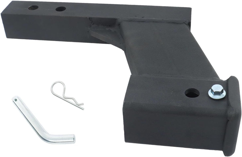 for Suit for 2 Inch Receiver with 8 Inch Rise or Drop Steel Trailer Hitch Extender