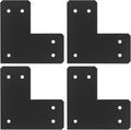 heneng 4 pack flat l brackets for 6, main product view