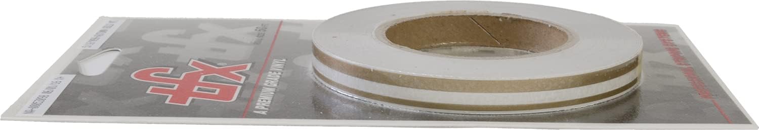 Universal TFX 00053098 - Auto Customizing Dual Pinstripe - 5/16" x 50' (1/8” Stripe, 1/8" Gap, Then 1/16” Stripe) - 098-Autumn Gold Metallic