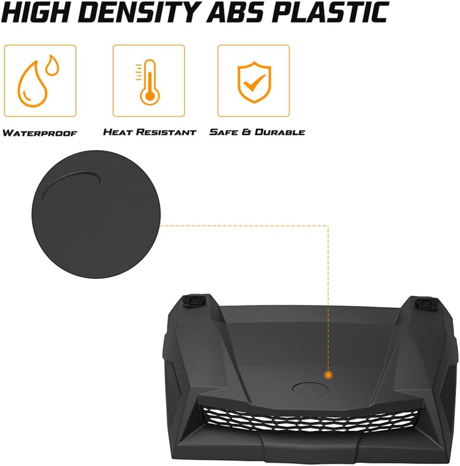 KIWI MASTER Turbo Hood Scoop for 2014-2018 Polaris RZR XP 900 1000 S Accessories Black 2881467