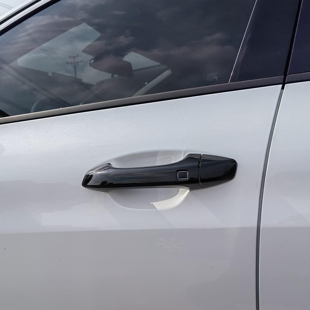 AOKIO ABS Glossy Black Exterior Door Handle Cover Trim for Kia K5 Accessories 2020 2021 2022 2023 2024 2025 with Smart Keyhole (Not for Optima 2015-2019)
