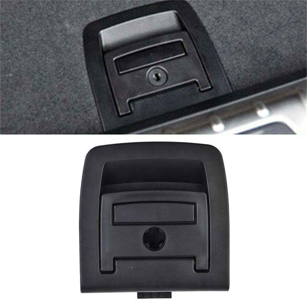 Direct Replacement Boot Floor Carpet Handle For BMW E70 X6 E71 Rear Trunk Mat 51479120283(Black)