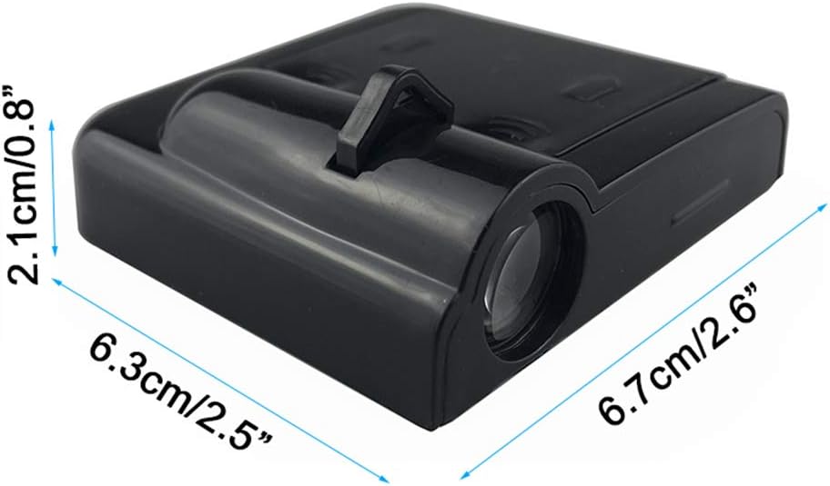 2X Custom Logo LED Projector Car Door Step Courtesy Welcome Lights