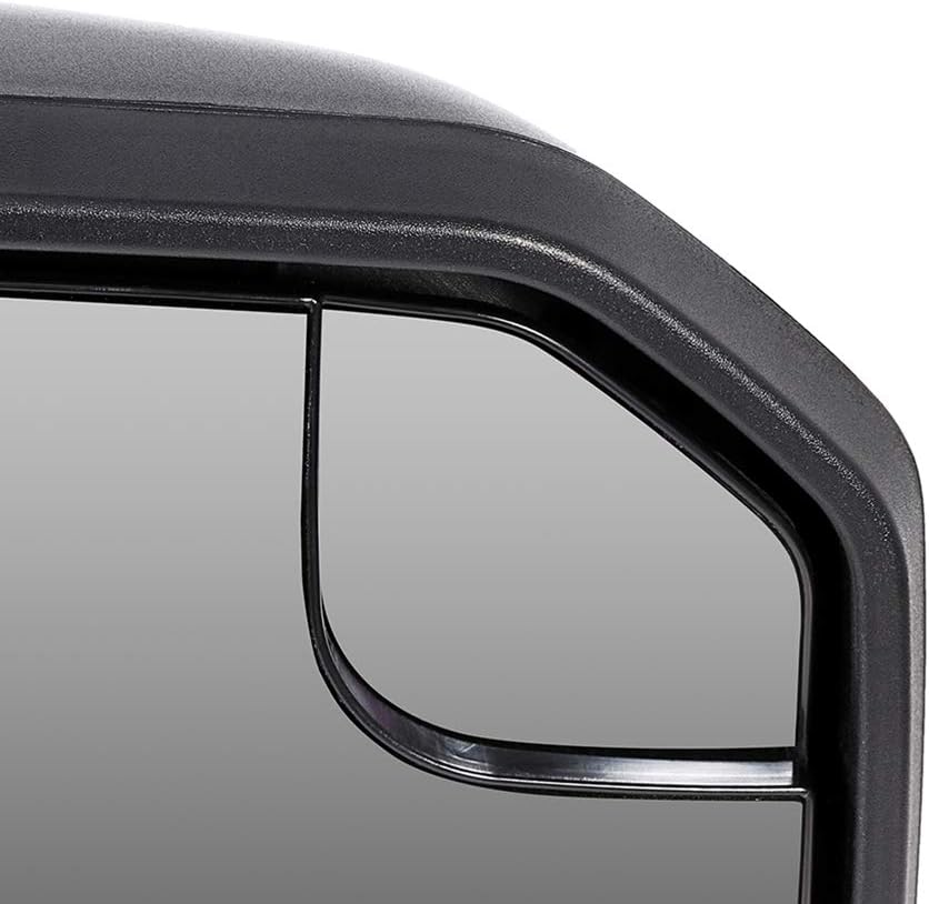A Pair Heated Towing Mirrors Fits 2015 2016 2017 2018 for Ford for F150, Power Adjusted View Mirror with Turn Signal Indicator
