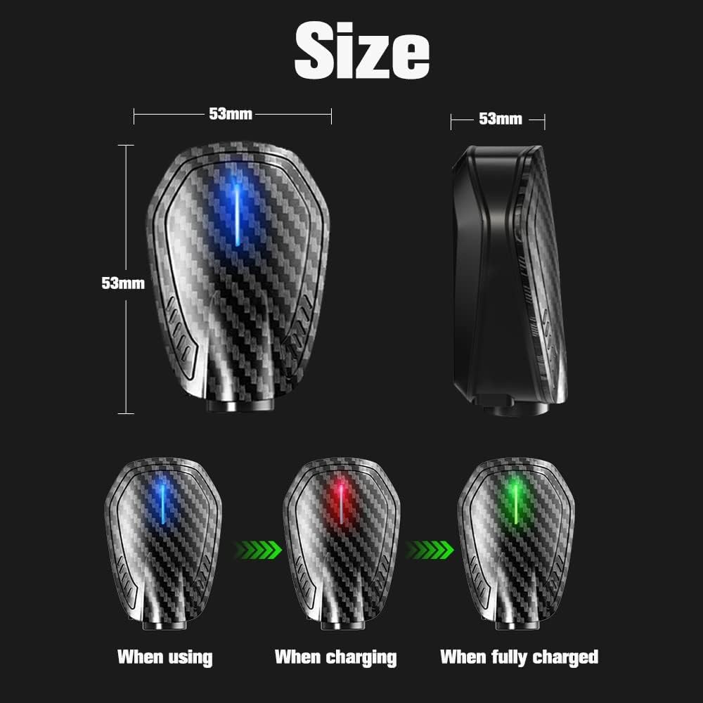 Personalized Car Door Projector Lights,Personalized Carbon Fibre Rechargeable Wireless Car Door Light (2Pcs)