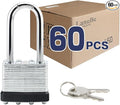 LanuBe Lock Laminated keyed Padlock, keyed Alike Locks, Long Shackle, Marked by LanuBe