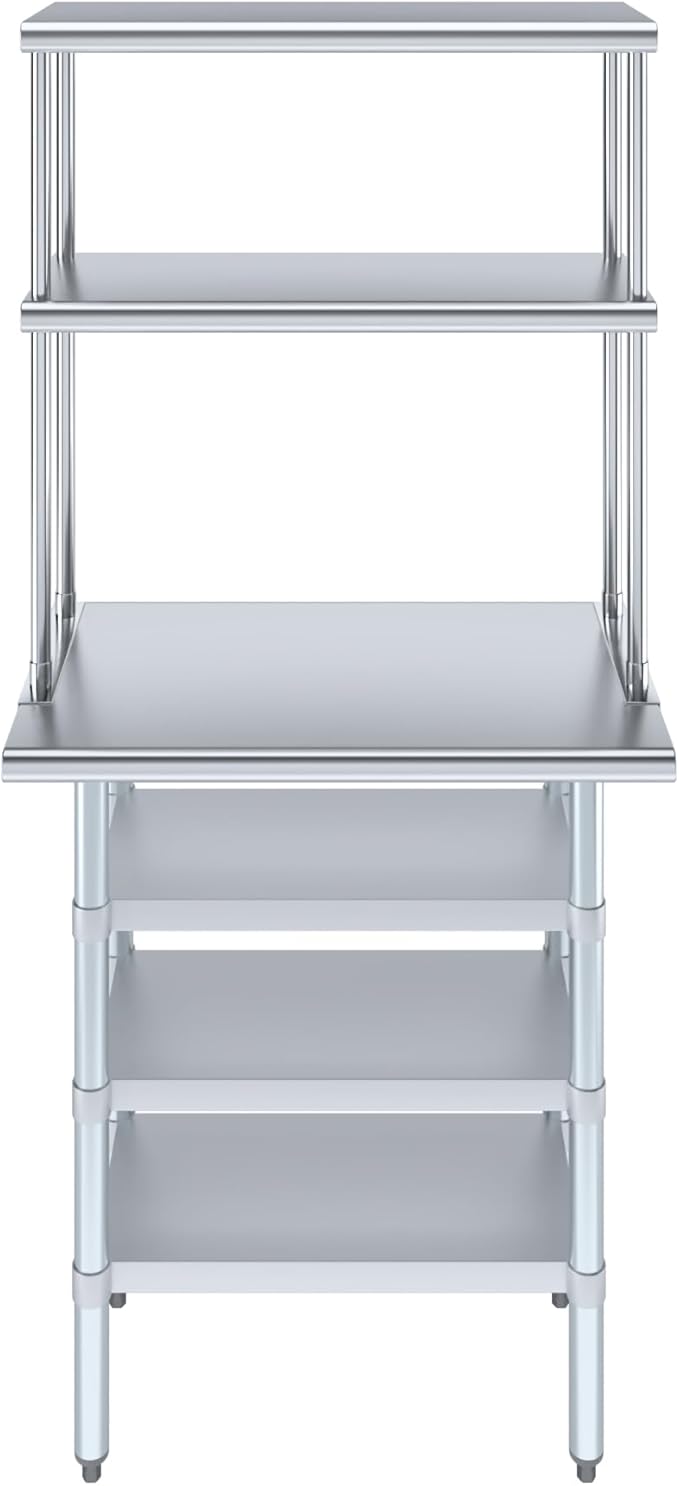 Amgood 18" x 30" Stainless Steel Work Table - Image 2