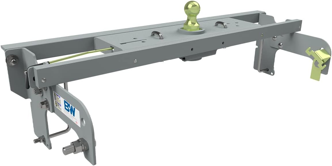 B&W Trailer Hitches Turnoverball Gooseneck Hitch - GNRK1067 - Compatible with 2001-2010 Chevrolet/GMC 2500 HD Trucks and 2007-2010 3500 Trucks