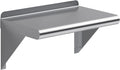 AmGood 10" X 16" Stainless Steel Wall Shelf | Metal Shelving | Garage, Utility