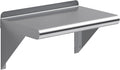 AmGood 10" X 16" Stainless Steel Wall Shelf | Metal Shelving | Garage, Utility by AmGood
