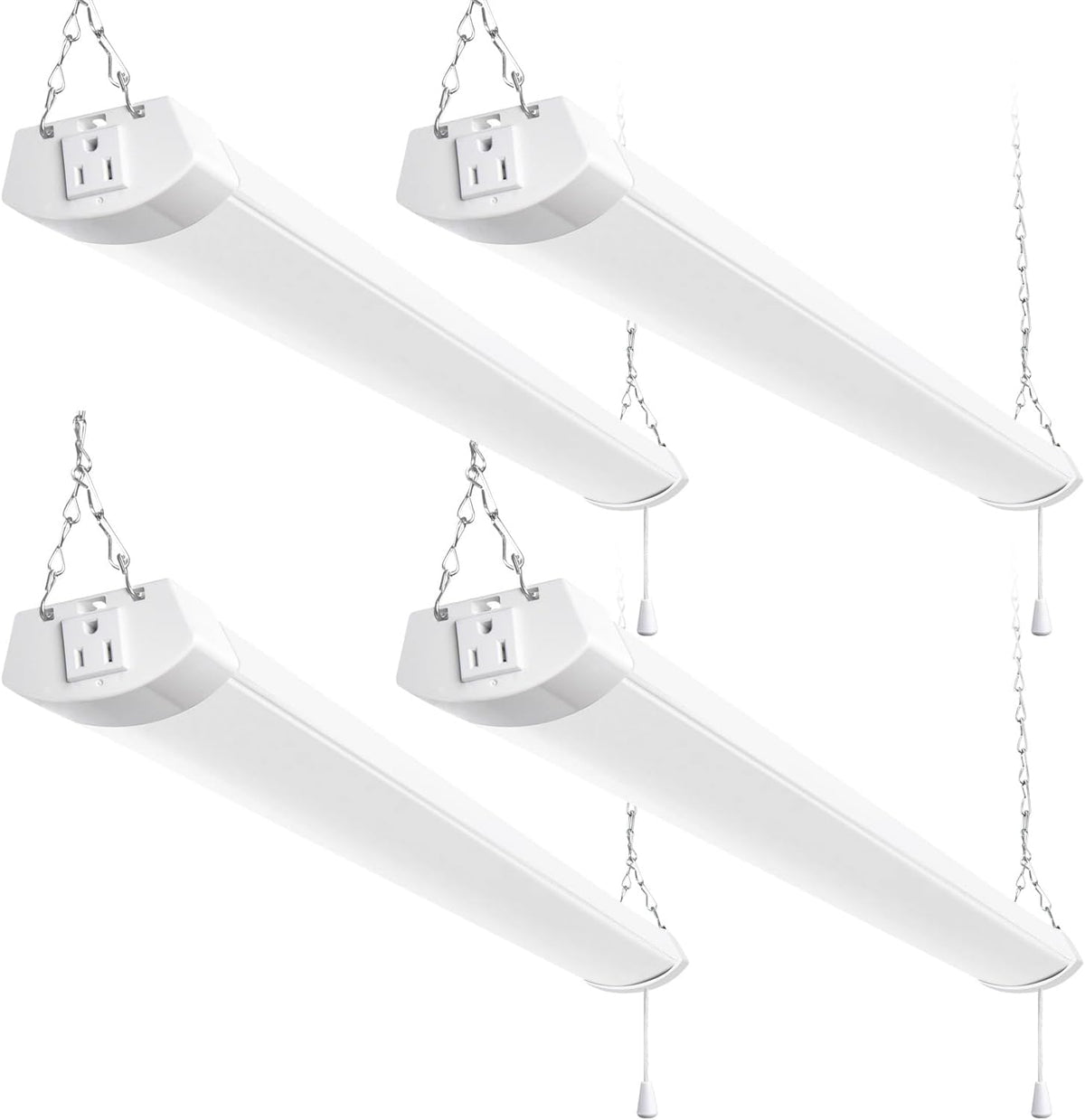hykolity 4FT 120W LED Shop Light Linkable, 5000K Utility Shop Lights