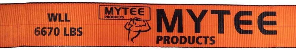 Mytee Products (4 Pack) 4" x30' Heavy Duty Ratchet Straps w/Flat Hook - 6,667 lbs WLL High Abrasion Trailer Tie Down Ratchet Straps - Orange