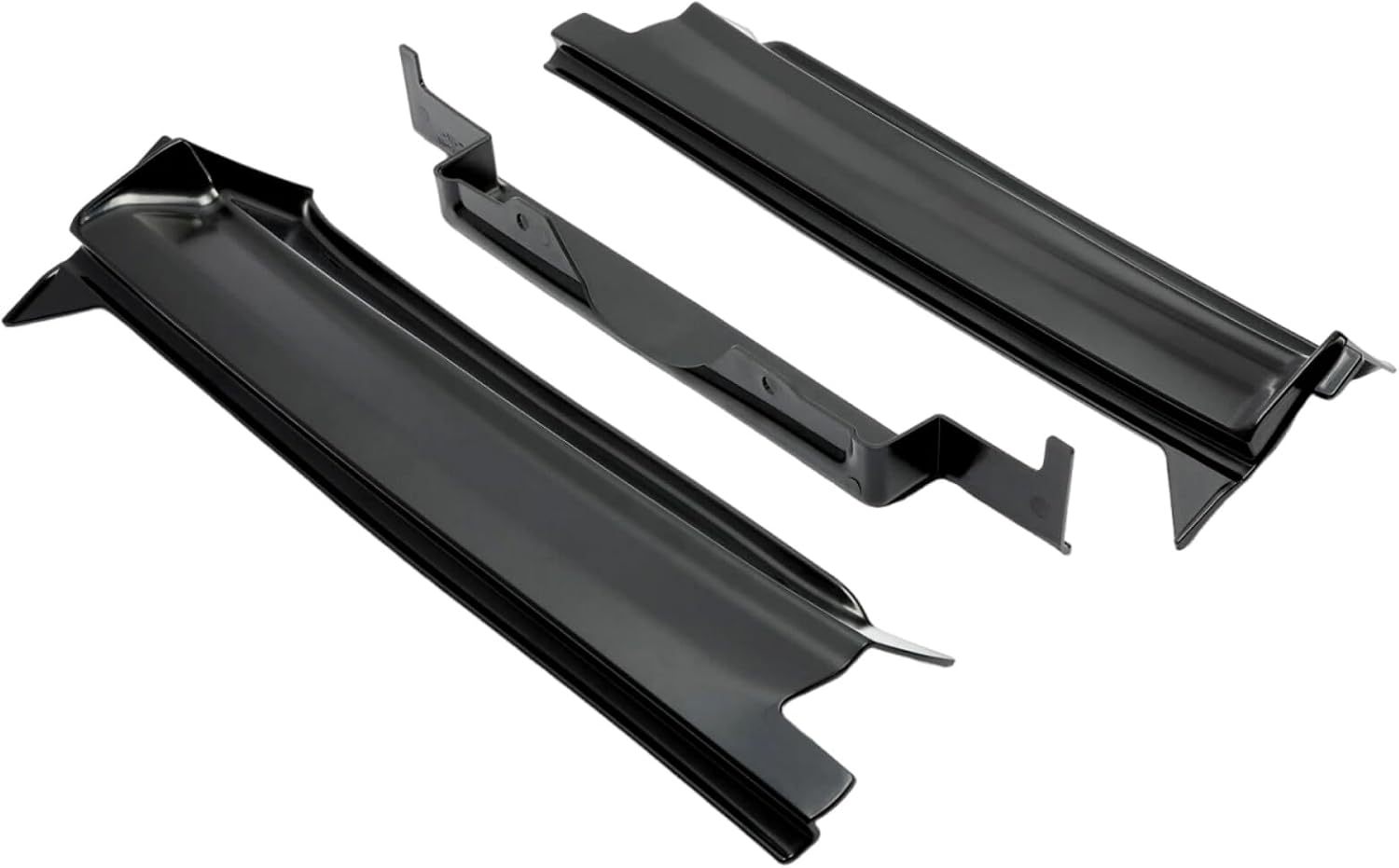 3PCS Bumper Fillers For 1977-1979 Cadillac DeVille Fleetwood Brougham | Color: Black,Material: High quality Plastic,Placement : Left, Rear, Right,rear bumper filler replacement panels