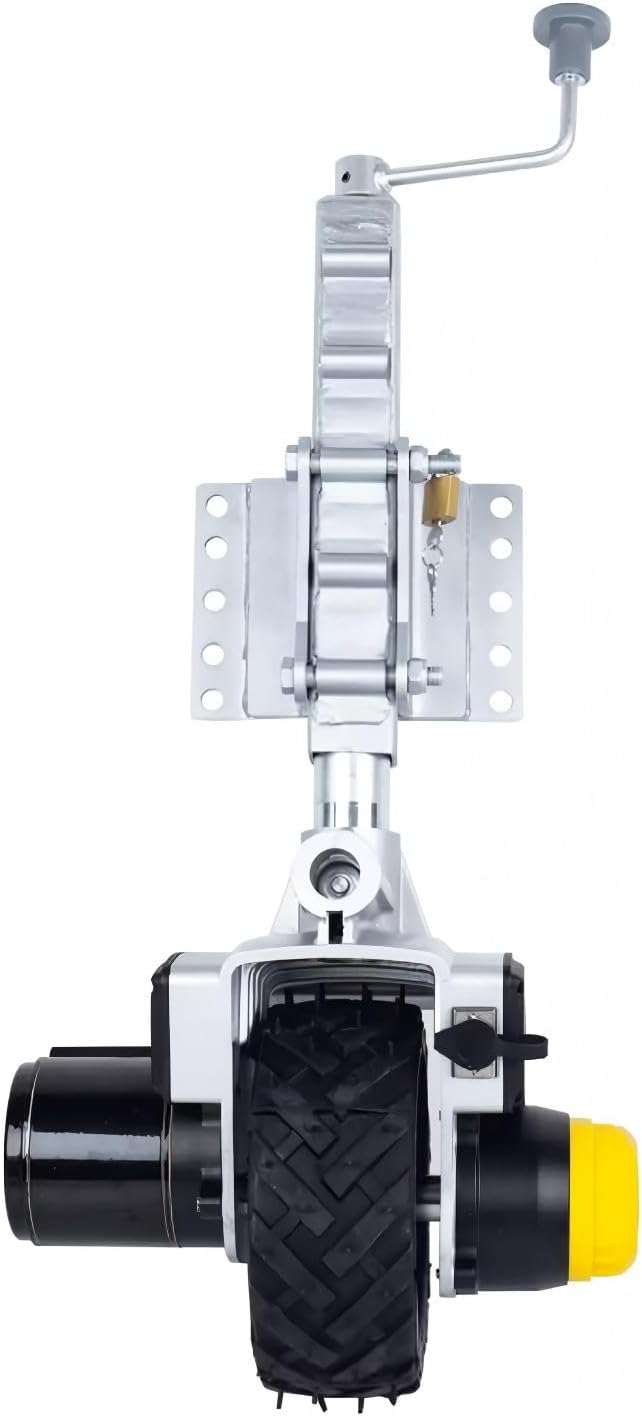 Electric Trailer Dolly, Heavy Duty Motorized Jack Wheel for Boat Trailers, 550W Power, Max Load 6000lbs, 5-7m/min Speed for Easy Maneuvering