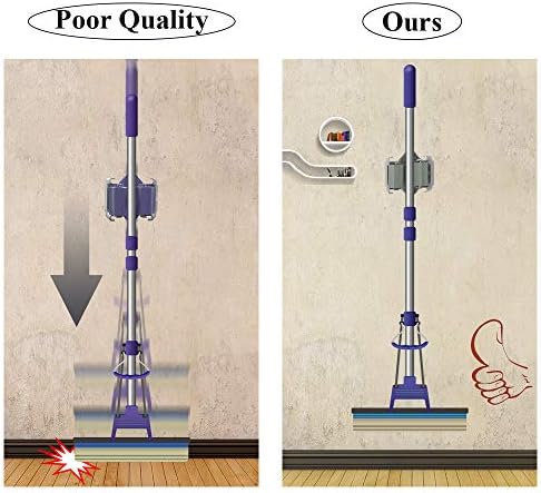 3-h 25 pack mop and broom holder big, view 9