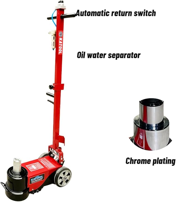 80 Ton Heavy Duty Floor Jack Pneumatic Hydraulic Jack Car Truck Lift Fit - Image 2