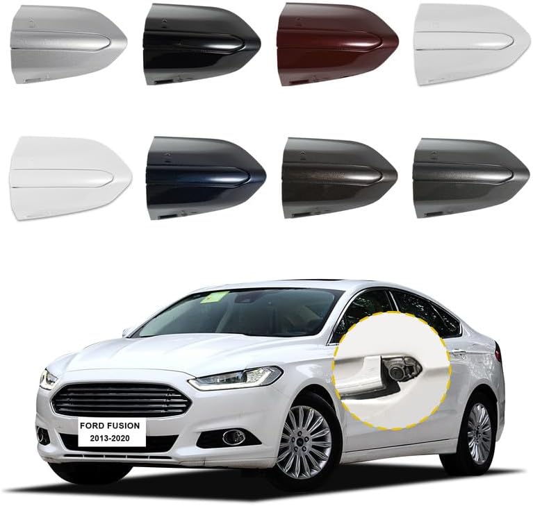 Car Exterior Door Handle Key Hole Trim Cover CapCompatible With Ford Fusion 2013 2014 2015 2016 2017 2018 2019 2020 DS7Z 54218A15-DC Door Handle Accessories Lock Cap Silver Without Electroplating
