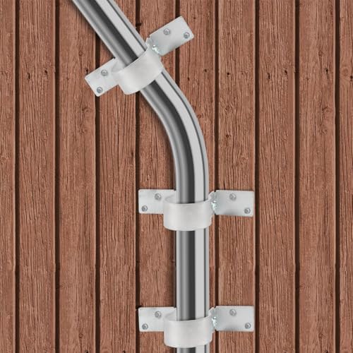 fence post brackets, 2-3/8“ steel to wood fence on a desk or shelf