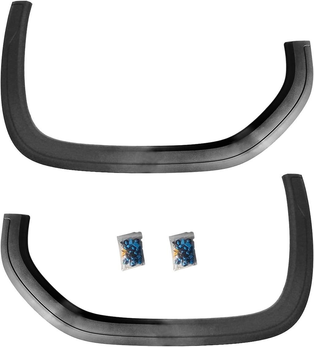 Front Fender Flares Wheel Opening Molding Trim Left & Right Side Compatible with 2019 2020 2021 2022 2023 GMC Sierra 1500 Replaces 84492973 84492974