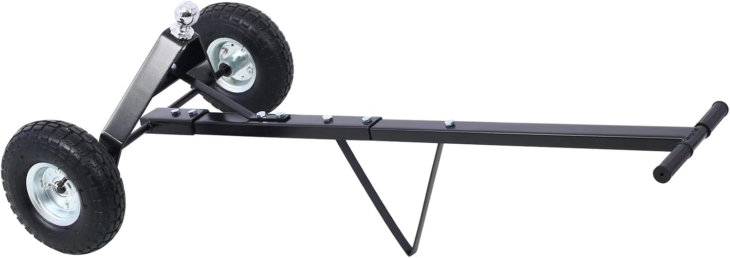 Trailer Dolly with 10" Pneumatic Tires, 600 lb Capacity, 1-7/8" Ball Hitch
