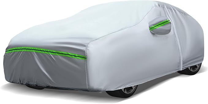 AUQDD 6-Layers Premium Sedan Car Cover Waterproof All Weather Weatherproof UV by AUQDDAutoPartsWholesale