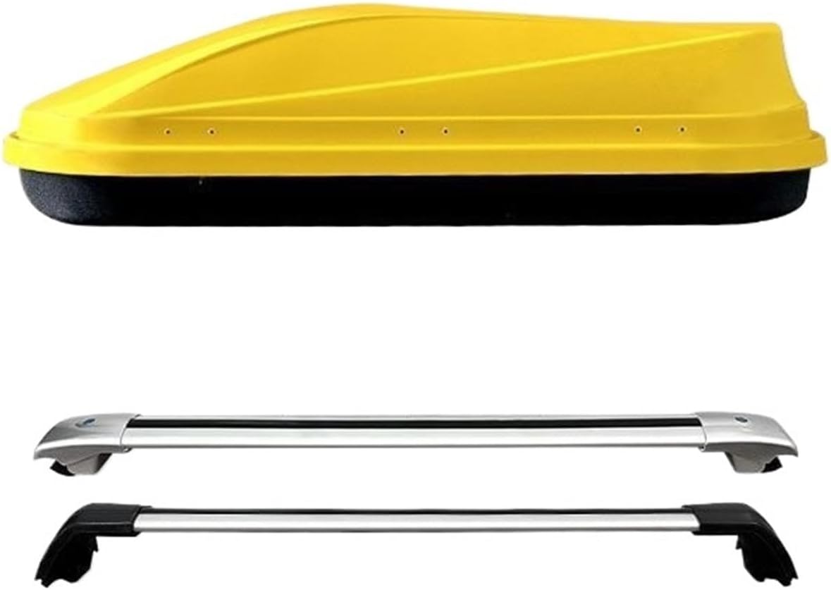 Car Roof Trunk, Large Capacity Car, Modified Roof Trunk, Universal Luggage Rack(Yellow)