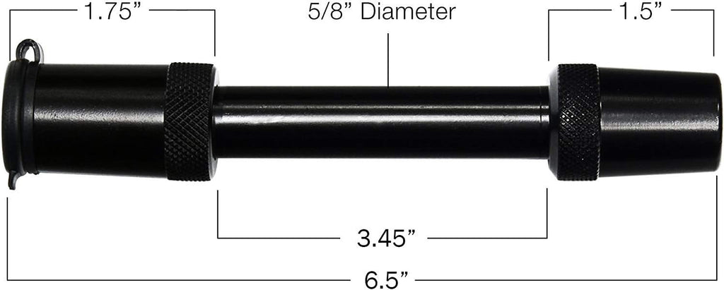 Cocoweb HL-58BK | C-Lock Heavy Duty Locking 5/8 Inch Hitch Pin - Black