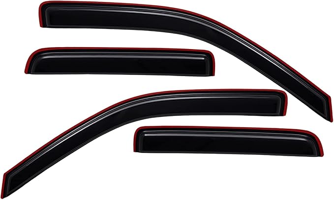 Lightronic Extra Durable Clip-on in-Channel Auto Vent Window Visor, Fits by Lightronic