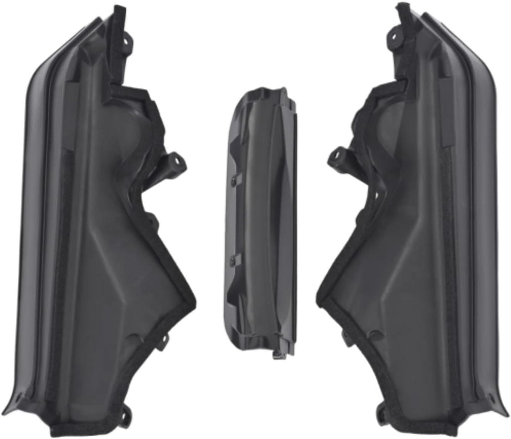 PRIB000000002 3PCS car Engine Upper Cover Compartment Partition Panel - For BMW X5 X6 E70 E71 06-14 Car Engines Accessories - Engine Bay Upper Black Plastic Divider Cover