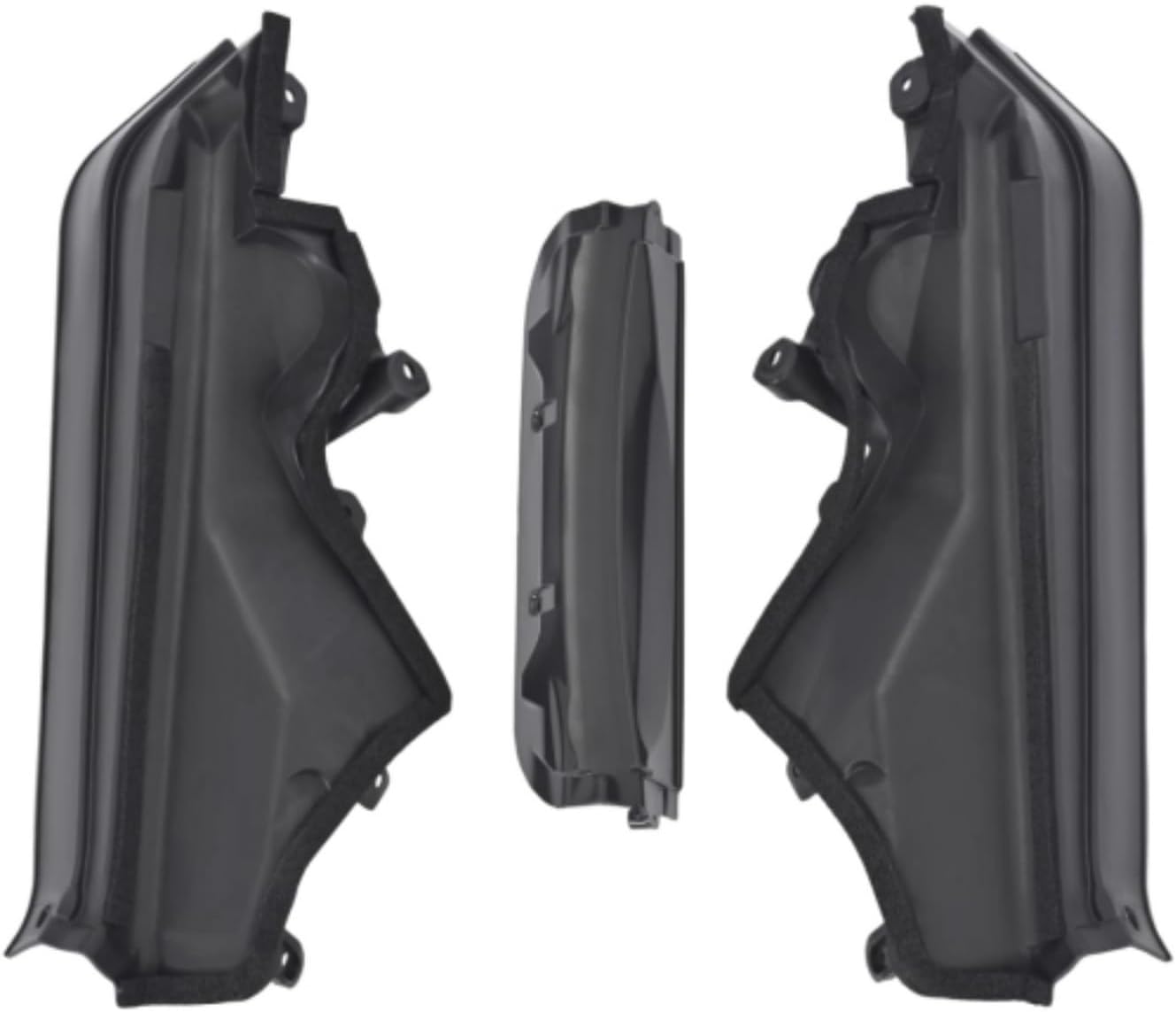 PRIB000000002 3PCS car Engine Upper Cover Compartment Partition Panel - For BMW X5 X6 E70 E71 06-14 Car Engines Accessories - Engine Bay Upper Black Plastic Divider Cover