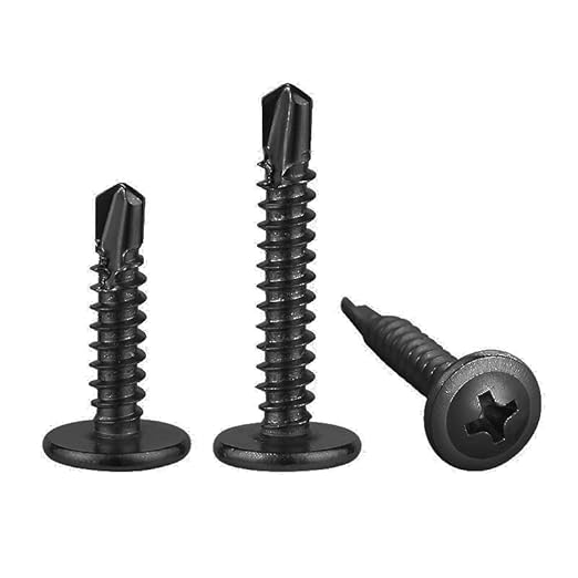 #8×2” for Sheet Metal Self-Tapping Screws 410 Black Stainless Steel Truss Head - Image 6
