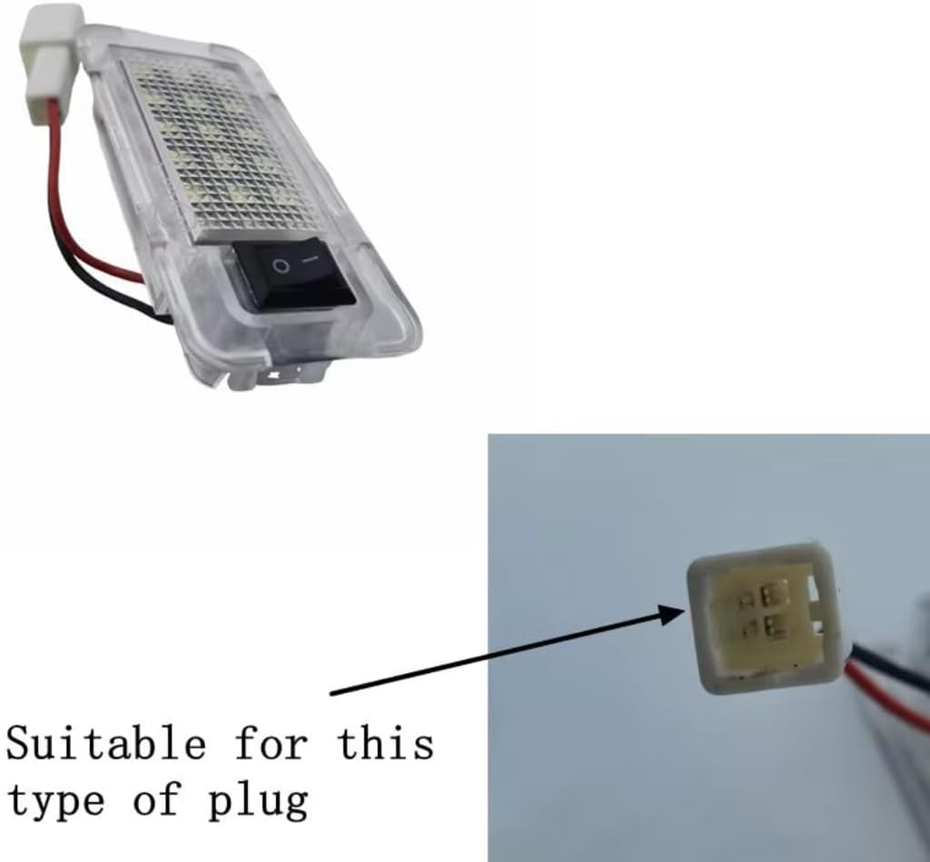 Car Trunk Light for Lexus ES300H LS500 UX LC500 UX200 UX250, 1PC Trunk Lights Luggage Compartment Lamps