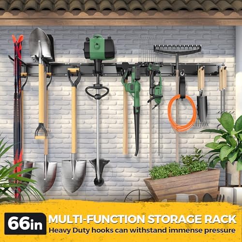 lbt 66" garage tool organizer wall mount on a desk or shelf