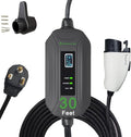 PRIMECOM Level 2 EV Charger 220/240V, 30ft & 50ft, Portable EVSE Electric by PRIMECOMTECH