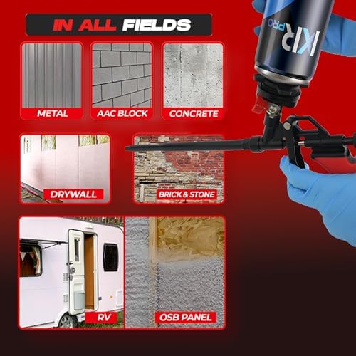 professional expanding foam spray gun, 9 insulation guns, package contents