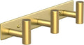 Wall Mounted Coat Rack-3 Hooks, Heavy Duty Stainless Steel Hook Rail by VINHOLD