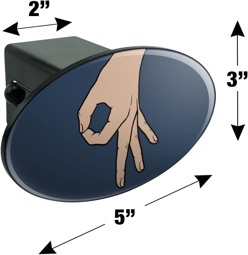 GRAPHICS & MORE The Circle Game Oval Tow Trailer Hitch Cover Plug Insert