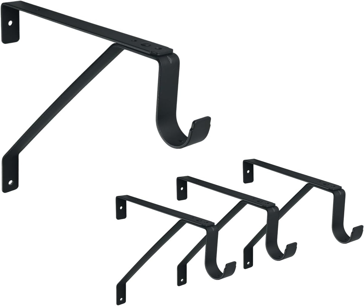 qcaa heavy duty shelf rod support bracket for, main product view