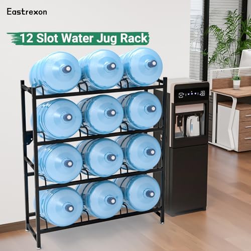 12-tray 5 gallon water jug holder，4-tier water jug showing dimensions