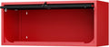 fesbos metal storage cabinet black&red wall cabinets with, main product view